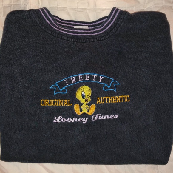 VINTAGE 80’s Tweety Bird Crewneck - Picture 3 of 5